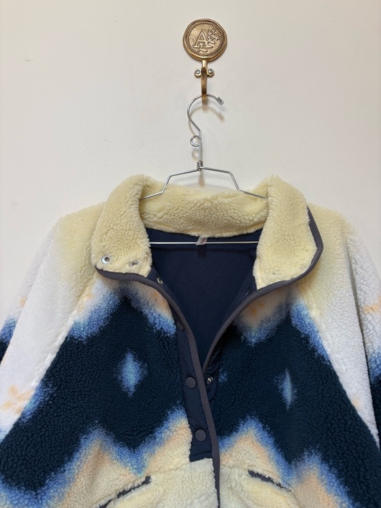 NWOT Free People FP Movement Hit The Slopes Fleece Printed Jacket Size Large - Picture 4 of 13
